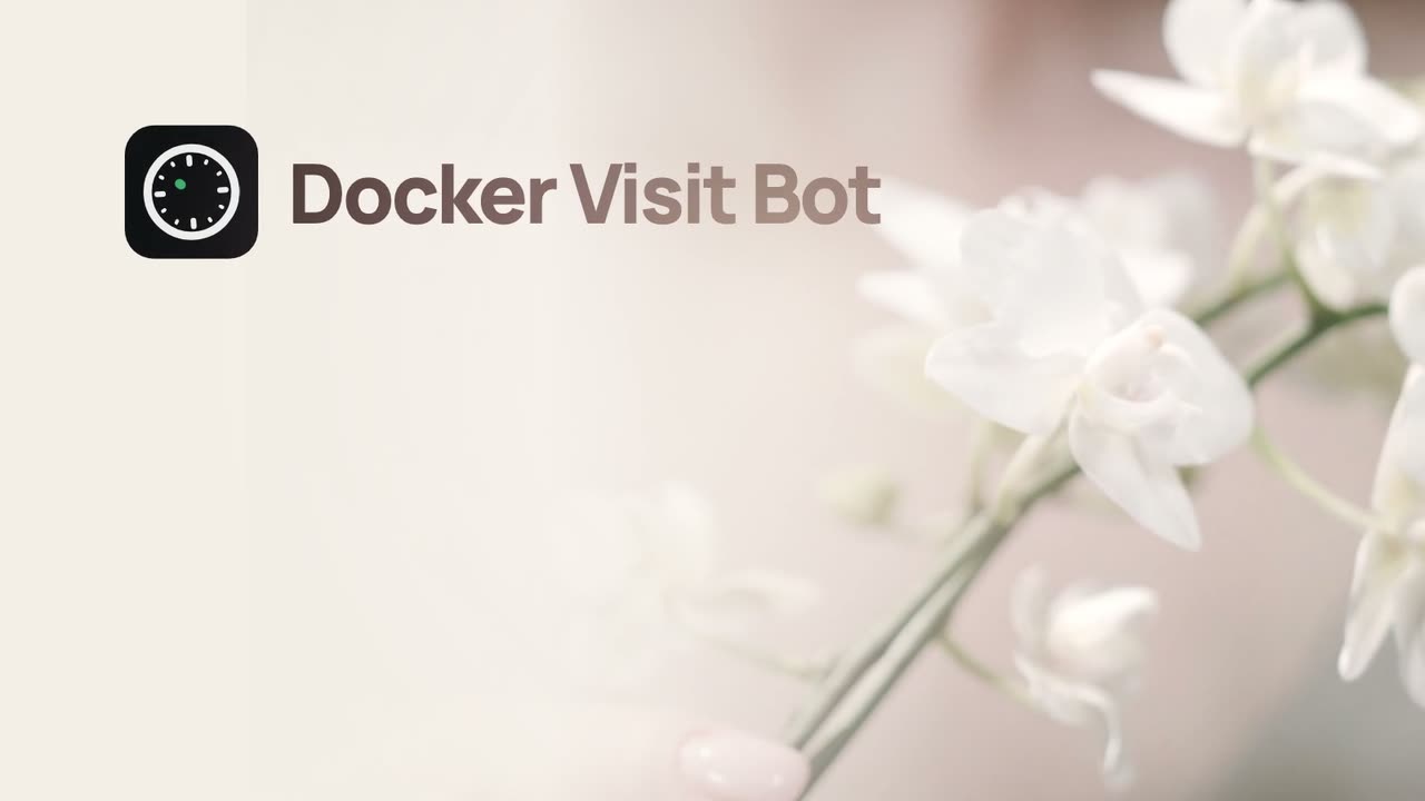 Video o online zakazivanju kod stručnjaka u Telegramu — Docker Visit Bot